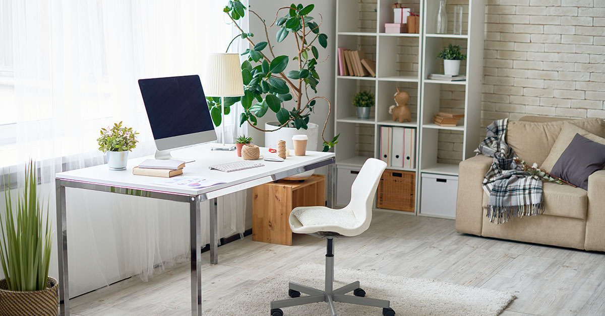 Home Office Decor Ideas: Creating an inspiring and productive workspace at home.