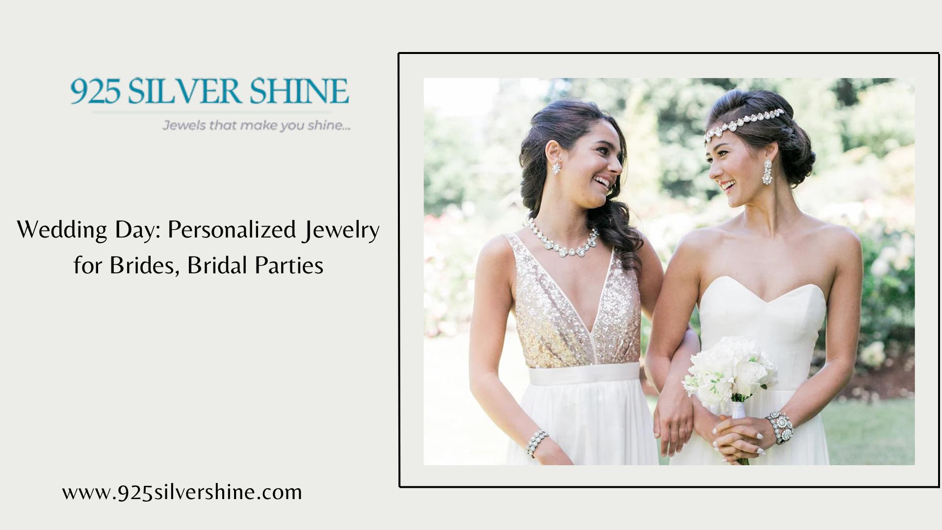 Wedding Day: Personalized Jewelry for Brides, Bridal Parties
