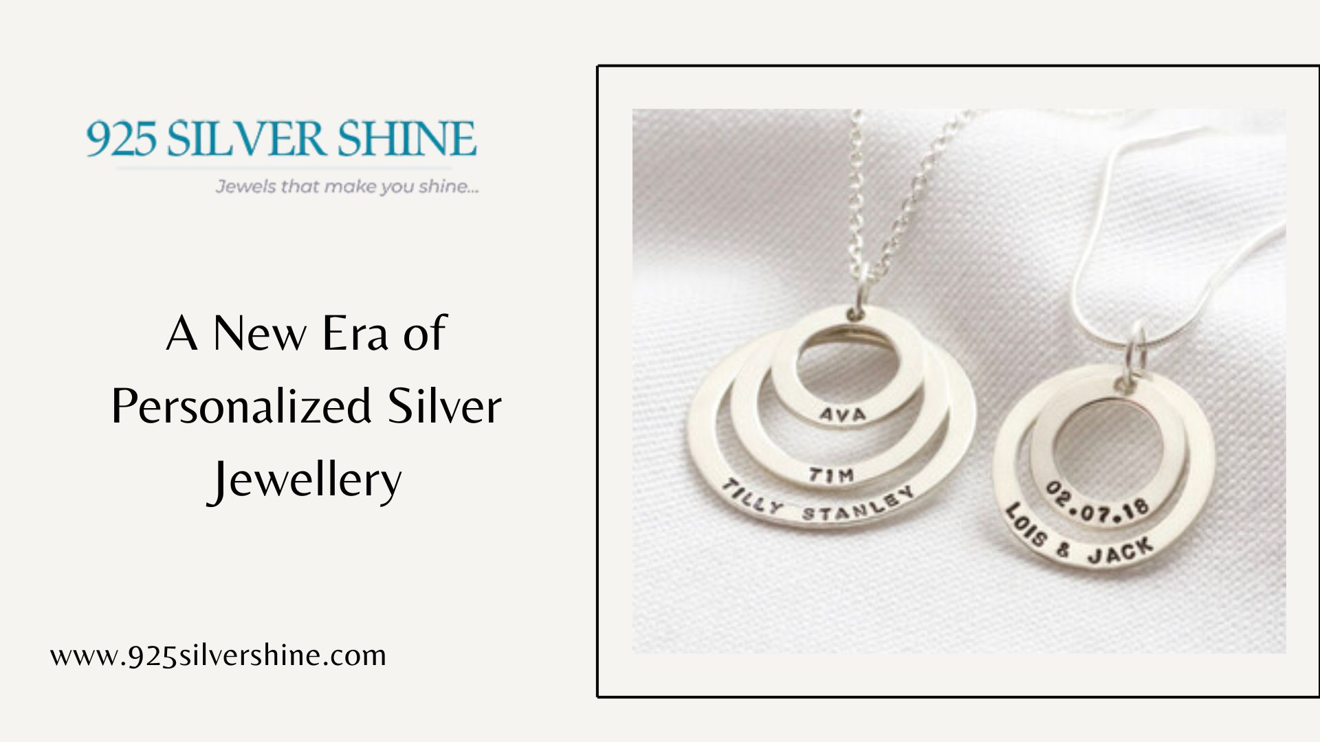A New Era of Personalized Silver Jewellery